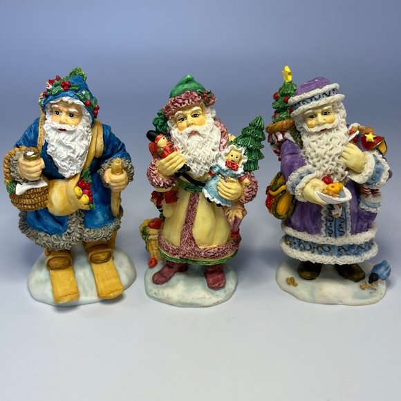 Lot of 9 Bronson Collectibles "Old World Santas" Figurines Vintage Christmas 90s - Picture 5 of 12